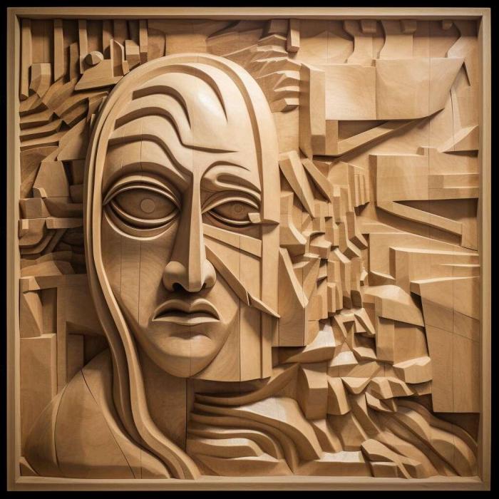 نموذج ثلاثي الأبعاد لآلة CNC 3D Art 